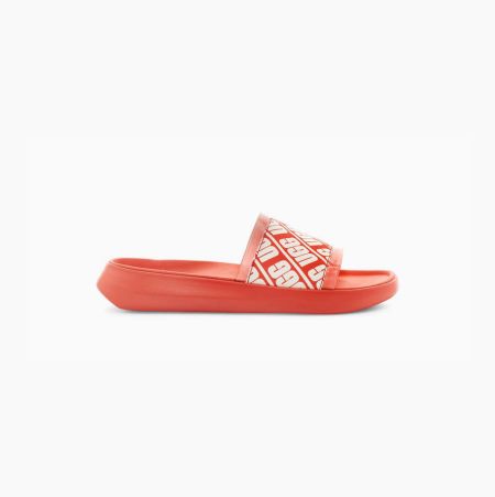 UGG Ruette Coral Slides for Women (SWVY38014)